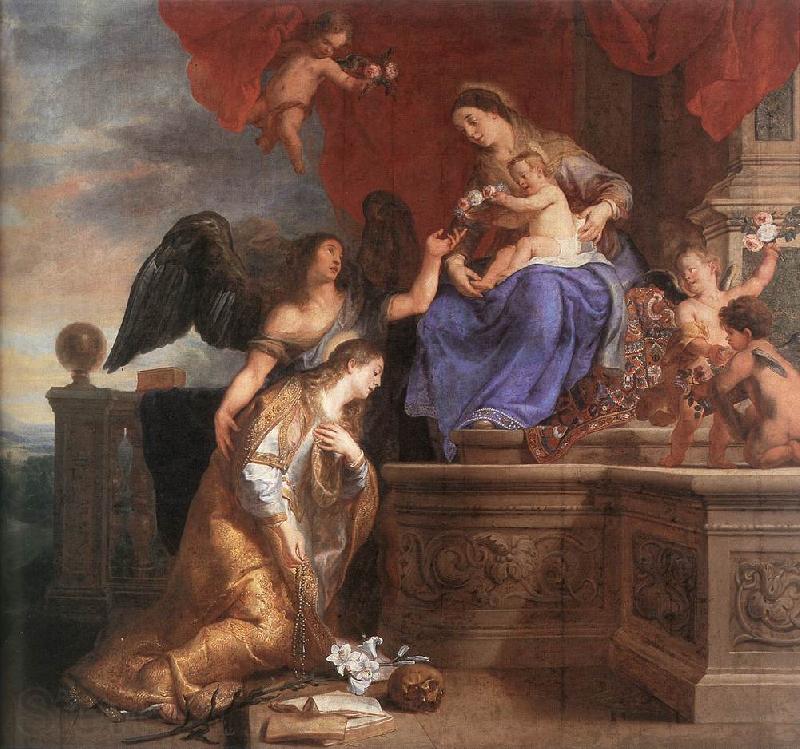 CRAYER, Gaspard de The Coronation of St Rosalie dfgh Spain oil painting art